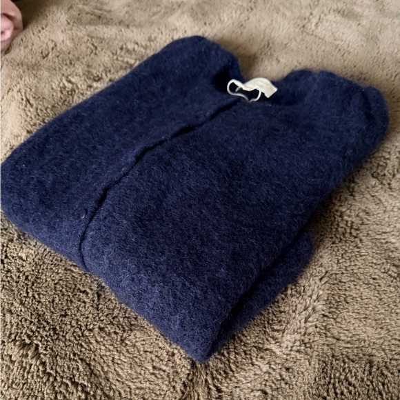 NWT - Sezane Amance cardigan in navy blue - size M - Picture 7 of 11